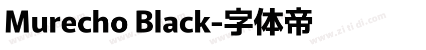 Murecho Black字体转换